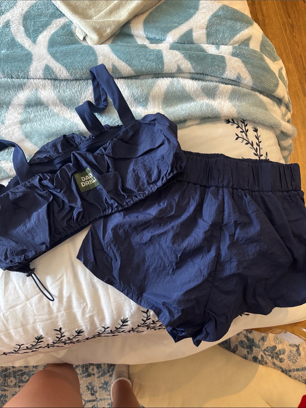 Daily Drills Navy Set
Bubble Bra and Shorts